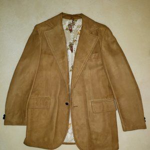 Men's Suede Blazer, NWOT, pristine and beautiful